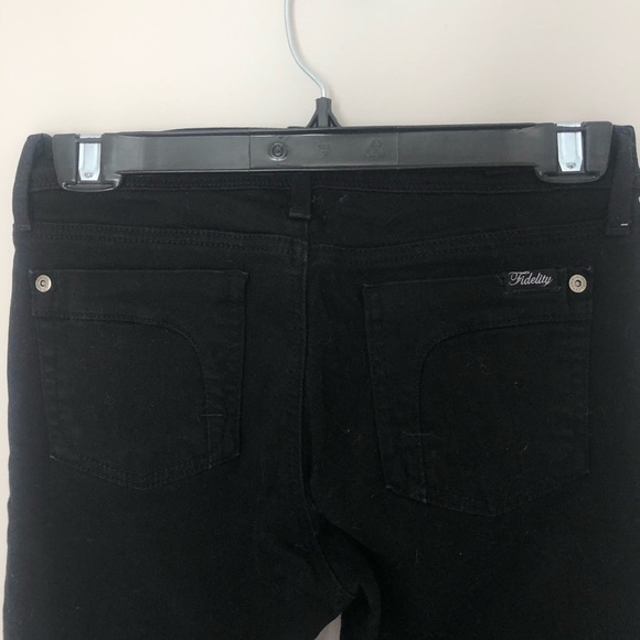 Black Fidelity Straight Leg Jean - Picture 3 of 3